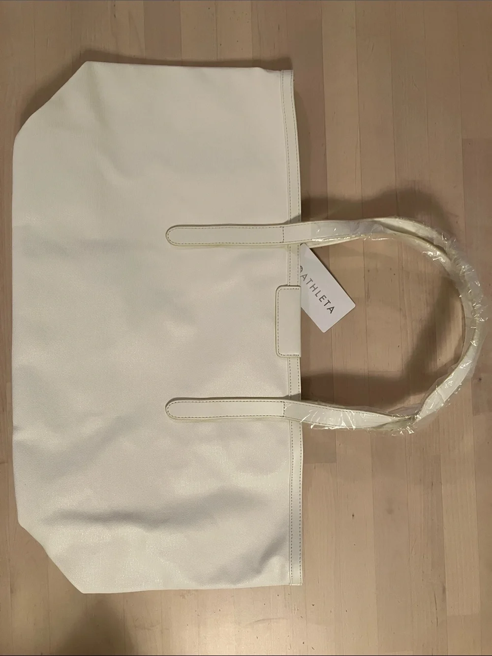 Athleta Coated Canvas Carry All Tote Bag - Women NWT